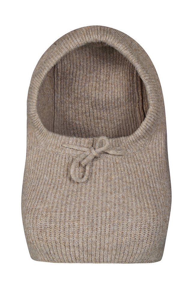 ZE-ZE Nordic Sturmhaube Balaclava Strickmütze beige melange aus weichem Materialmix von ZE-ZE Nordic