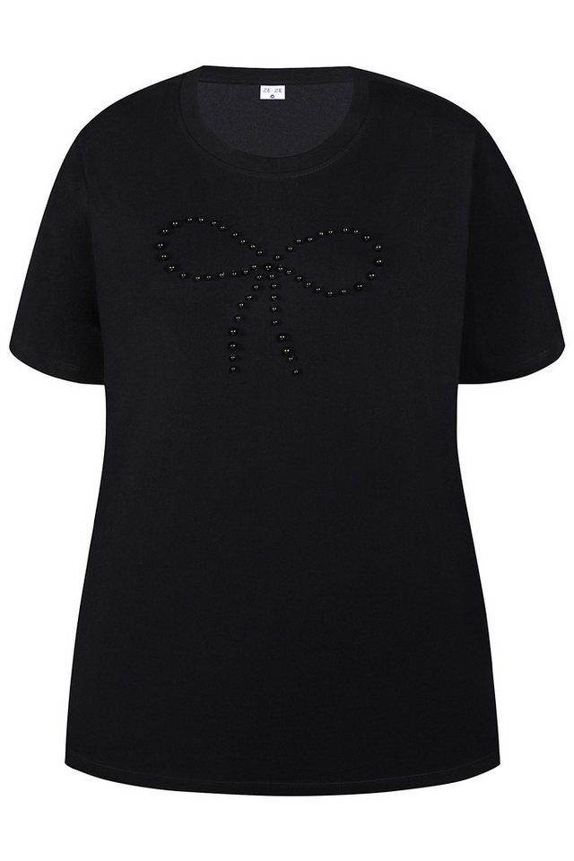 ZE-ZE Nordic T-Shirt Shirt Bethany Perlenschleife Perlenverzierung von ZE-ZE Nordic