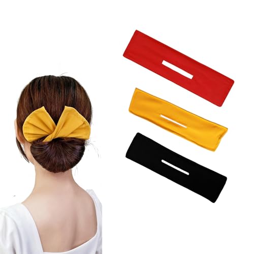 ZEACCT 3er Pack Französischer Frisur-Brötchen, Dutt-Haarbänder, Modischer Haarknoten-Maker, Mode Haar Bun, Haarknoten Maker, für Frauen und Mädchen von ZEACCT