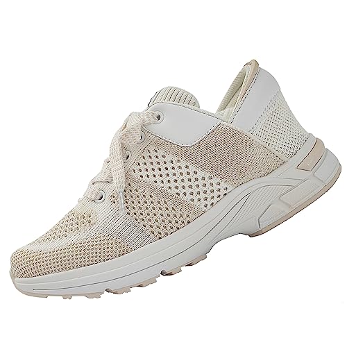 ZEBA Freihändige Slip-On-Sneaker für Damen – steigern Sie Ihren Komfort und Stil mit perfekten Wanderschuhen und modischen Sneakern, Vanilla Dream, 36 EU von ZEBA