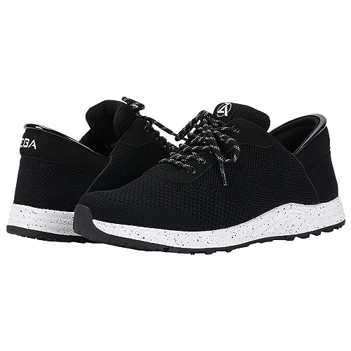 ZEBA Herren-Golfschuhe zum Reinschlüpfen – verbesserte Stabilität, höchster Komfort und zuverlässige Rutschfestigkeit mit unseren Golfschuhen, Bandit Black, 46 EU von ZEBA