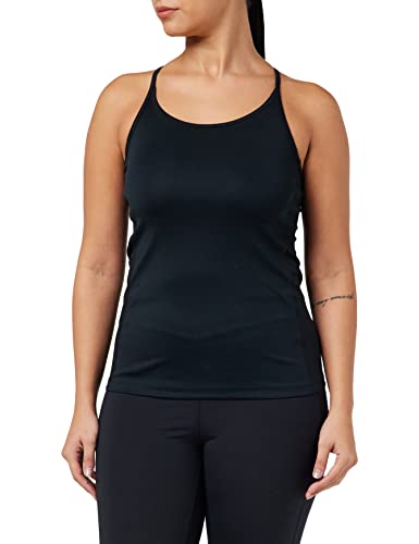 ZEBDIA Damen Zebdia Women Sports Strap Top Black T Shirt, Schwarz, S EU von ZEBDIA