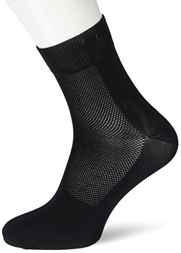 ZEBDIA Herren Men's 5-pack MEN S 5 PACK RUNNING SOCKS BLACK, Schwarz, 41 EU von ZEBDIA