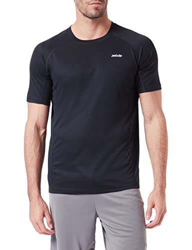 ZEBDIA T-Shirt Herren | Funktionsshirt Herren für Alltägliche Aktivitäten und Sport | Men's Activewear für Komfort und Funktionalität | Atmungsaktiv und Schweißableitend Sportshirt Herren Kurzarm von ZEBDIA