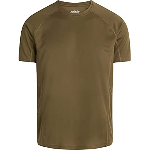 ZEBDIA T-Shirt Herren | Funktionsshirt Herren für Alltägliche Aktivitäten und Sport | Men's Activewear für Komfort und Funktionalität | Atmungsaktiv und Schweißableitend Sportshirt Herren Kurzarm ZEBDIA T-Shirt Herren | Funktionsshirt Herren für Alltägliche Aktivitäten und Sport | Men's Activewear für Komfort und Funktionalität | Atmungsaktiv und Schweißableitend Sportshirt Herren Kurzarm von ZEBDIA