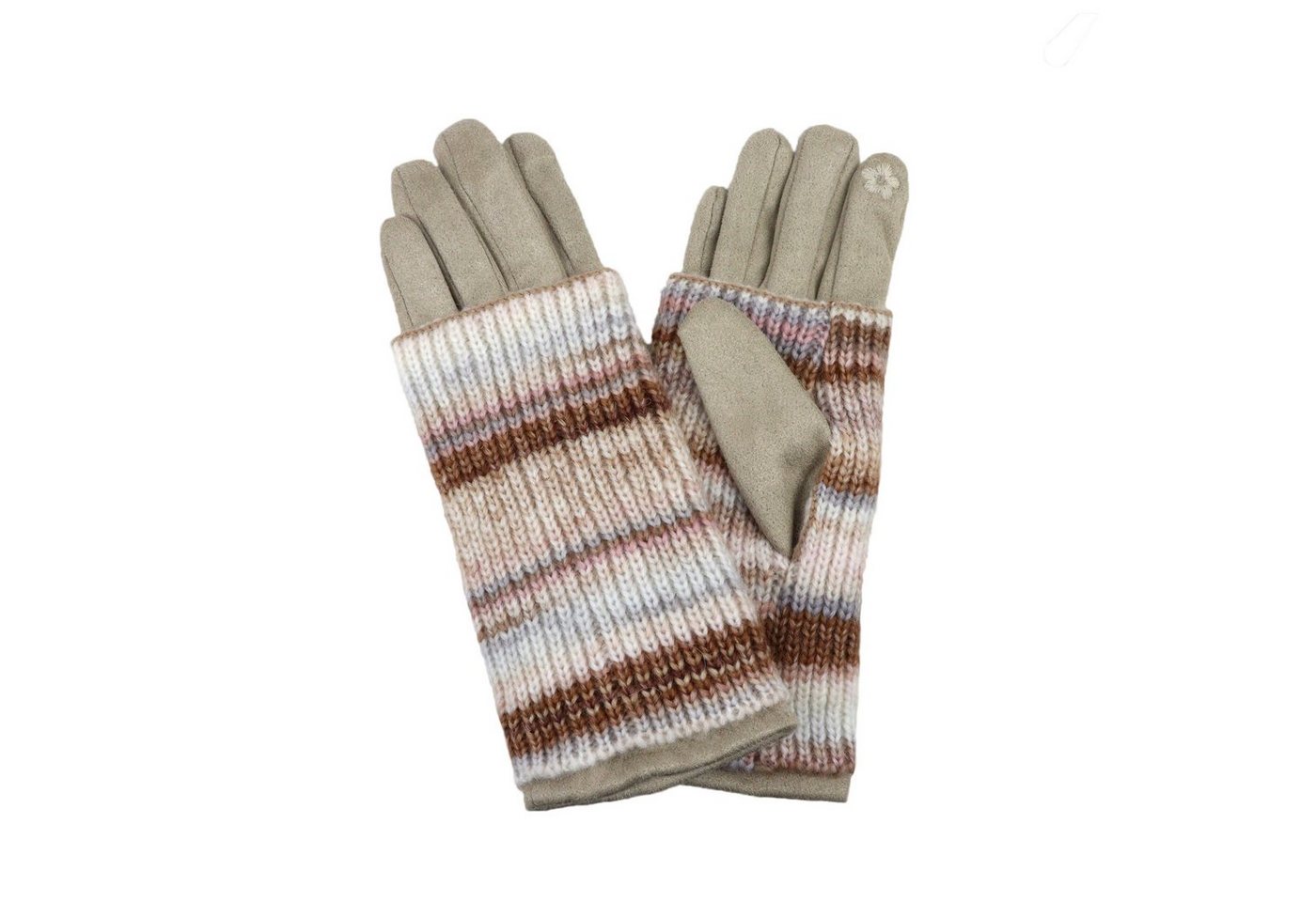 ZEBRO Fleecehandschuhe Handschuh mit Stulpe von ZEBRO