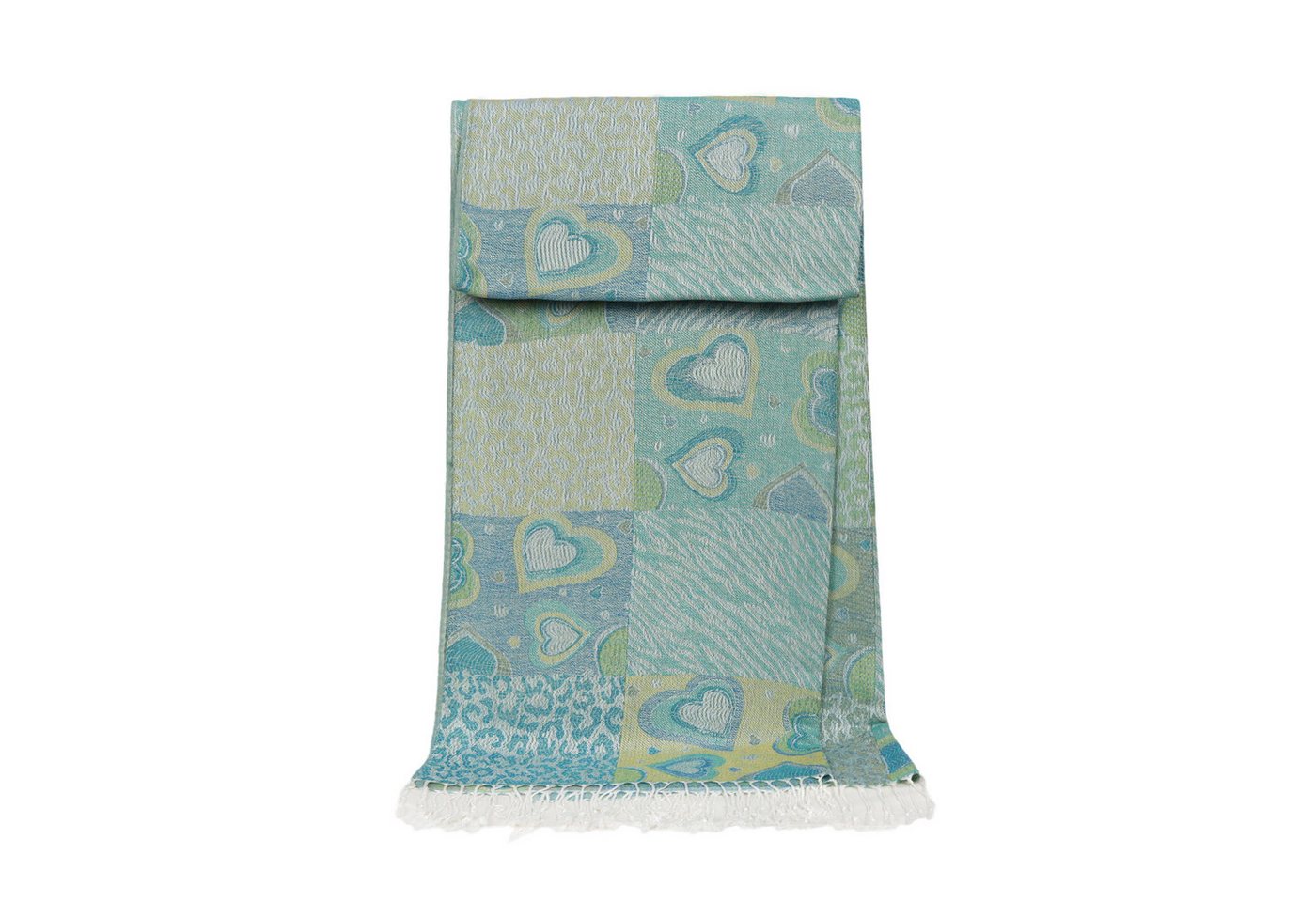 ZEBRO Modeschal Jacquard Schal Herz ZEBRO Modeschal Jacquard Schal Herz von ZEBRO