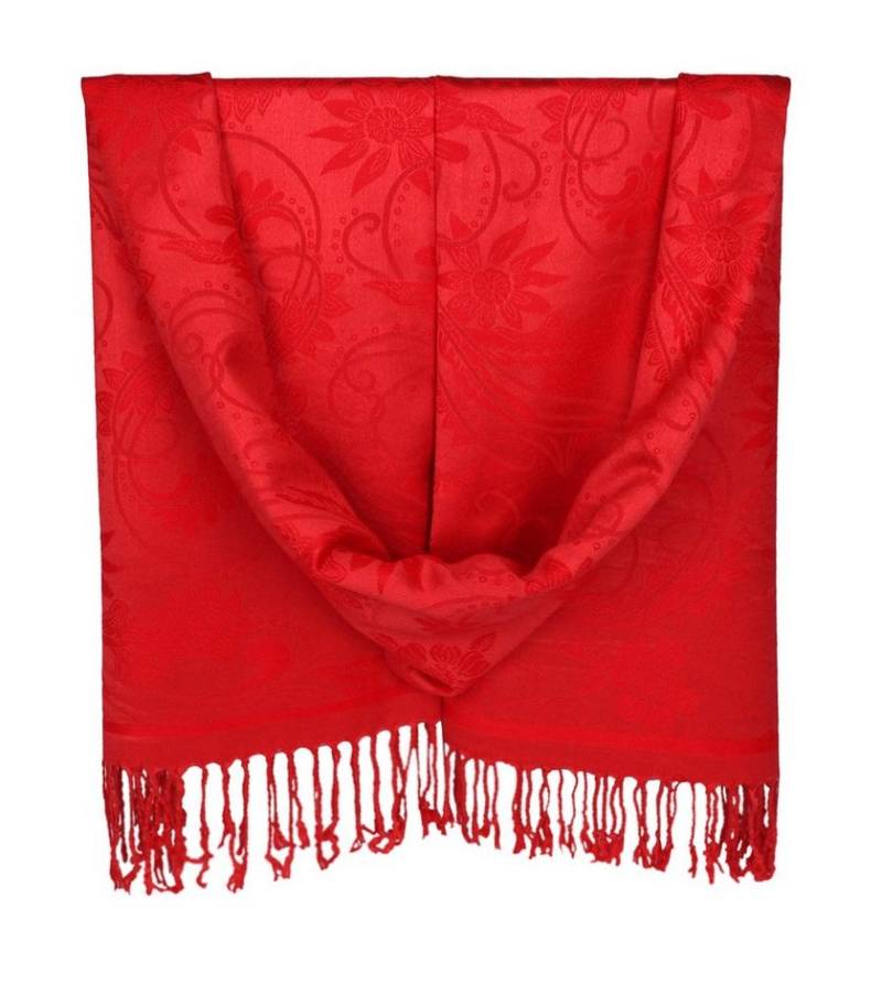 ZEBRO Modeschal Jacquard mit Blumen-Muster von ZEBRO