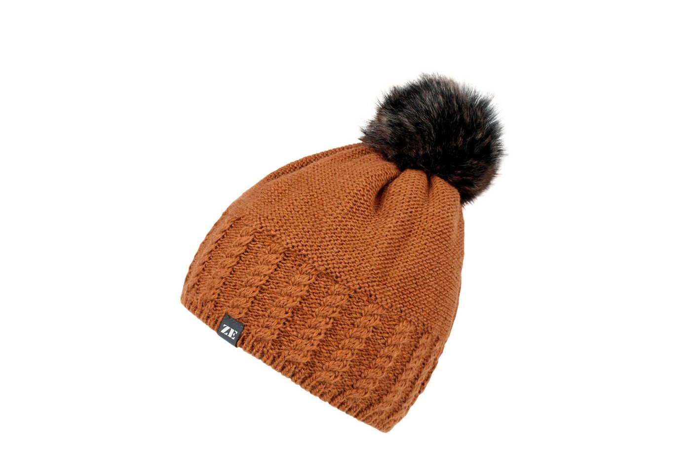 ZEBRO Strickmütze Mütze Karina Wollmischung von ZEBRO