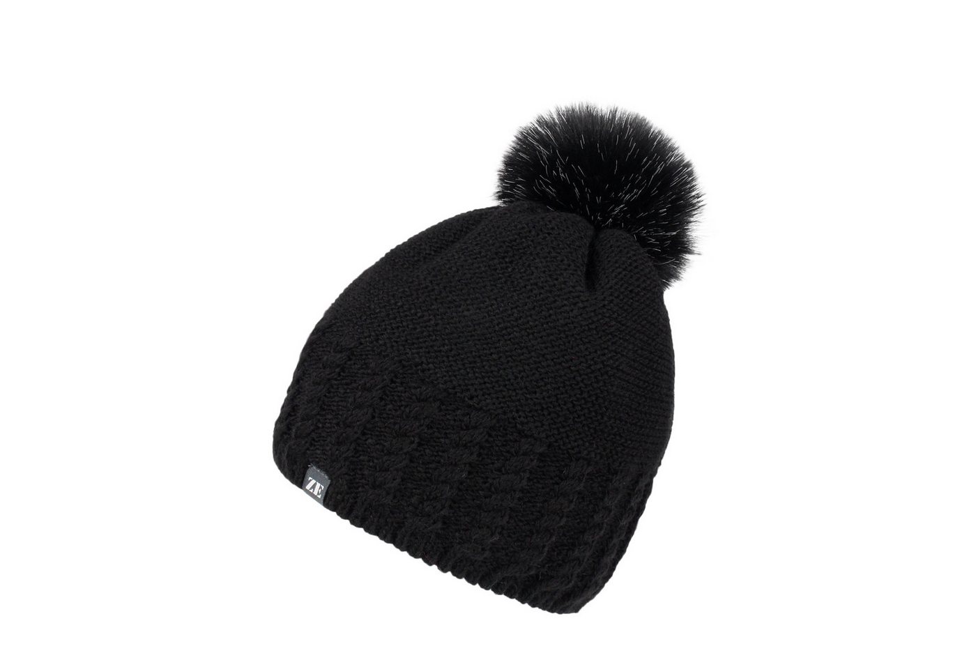 ZEBRO Strickmütze Mütze Karina Wollmischung von ZEBRO