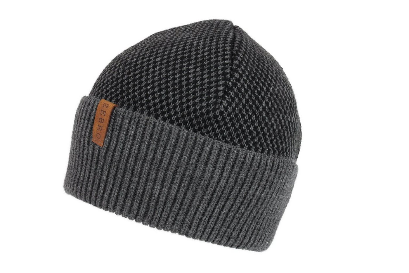 ZEBRO Strickmütze Strickmütze "Peter" mit Kaschmiranteil von ZEBRO