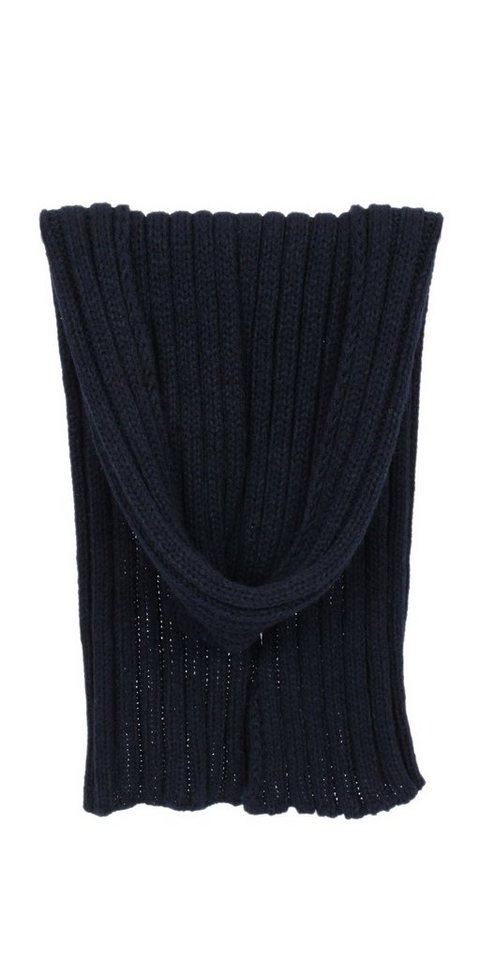 ZEBRO Strickschal Basic-Ripp 3/3, mit hohem Wollanteil von ZEBRO