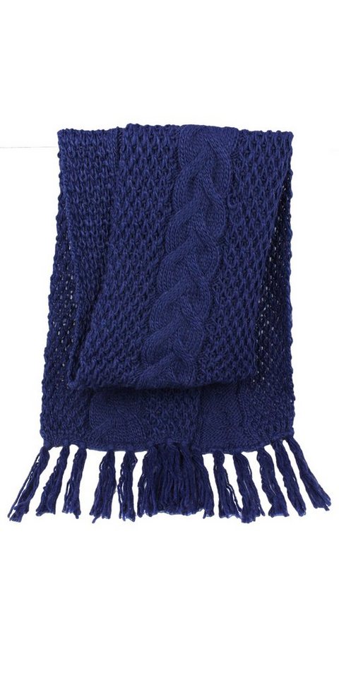 ZEBRO Strickschal Strickschal ANIA, gute Wollmischung von ZEBRO