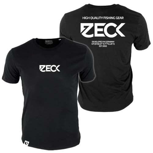 ZECK T-Shirt Black - Hochwertiges T-Shirt mit Front- & Backprint - M von ZECK