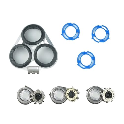 Komplettset SH50 Ersatzscherkopf + Halterahmen S5000, Kompatibel Mit Philips, Rasierklinge S5000 S7000 S9000 S9031 S5380 S5091 SW5700 von ZECKJVTD