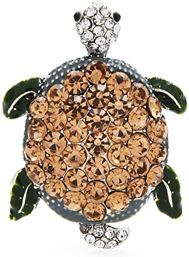 ZEDARO Brosche Brosche Pins Zubehör Strass Schwimmen Schildkröte Broschen für Frauen Männer Meer Land Tier Brosche Geschenke ZEDARO Brosche Brosche Pins Zubehör Strass Schwimmen Schildkröte Broschen für Frauen Männer Meer Land Tier Brosche Geschenke von ZEDARO