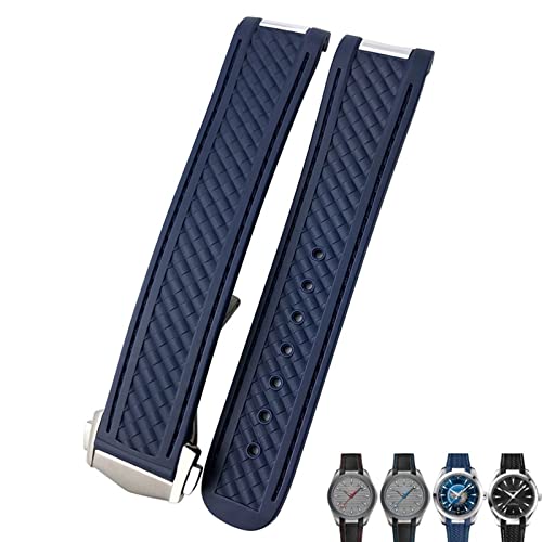 ZEDEVB 20 mm Gummi-Silikon-Uhrenarmband, passend für Omega Seamaster 300 AT150 Aqua Terra ultraleichte 8900 Stahlschnalle, 20 mm, Achat ZEDEVB 20 mm Gummi-Silikon-Uhrenarmband, passend für Omega Seamaster 300 AT150 Aqua Terra ultraleichte 8900 Stahlschnalle, 20 mm, Achat von ZEDEVB