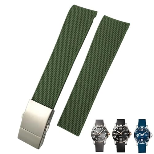 ZEDEVB 21 mm Uhrenarmband für Hydroconquest L3 780 781 782 841, wasserdichtes Silikonband, 21 mm, Achat ZEDEVB 21 mm Uhrenarmband für Hydroconquest L3 780 781 782 841, wasserdichtes Silikonband, 21 mm, Achat von ZEDEVB