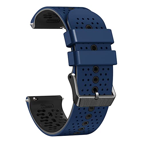 ZEDEVB 22mm Silikonband für Huawei Uhr gt5 gt 5 pro 46mm Uhrenarmband Smart Uhrenarmband für huawei gt 4 3 2 gt4 gt3 pro 46mm Armband Uhrenarmbänder, 22mm, agate von ZEDEVB