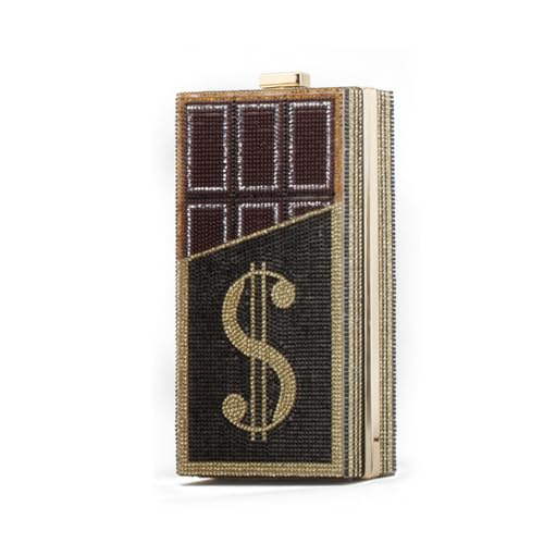 ZEDEVB Acryl-Diamant-Dollar-Tasche für Damen, Clutch, Dollar-Tasche, Handy-Tasche, Schwarz , Einheitsgröße, Böhmisch ZEDEVB Acryl-Diamant-Dollar-Tasche für Damen, Clutch, Dollar-Tasche, Handy-Tasche, Schwarz , Einheitsgröße, Böhmisch von ZEDEVB