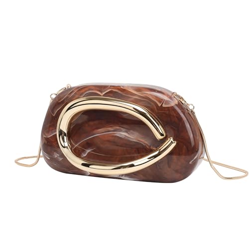 ZEDEVB Acryltasche, Schultertasche, Kuriertasche, geeignet für Damen, braun, Einheitsgröße ZEDEVB Acryltasche, Schultertasche, Kuriertasche, geeignet für Damen, braun, Einheitsgröße von ZEDEVB