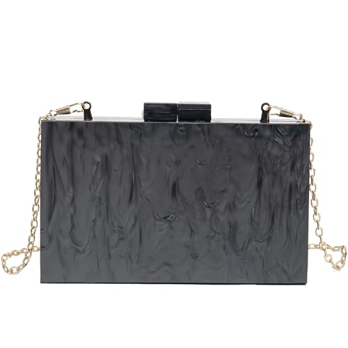 ZEDEVB All-Match, Acryl, Pailletten, klein, quadratisch, Party-Clutch, Perlglanz-Schwarz, Einheitsgröße ZEDEVB All-Match, Acryl, Pailletten, klein, quadratisch, Party-Clutch, Perlglanz-Schwarz, Einheitsgröße von ZEDEVB