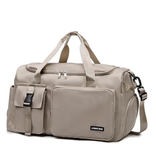 ZEDEVB Damen-Reisetasche, Reisetasche, multifunktional, Outdoor-Sport, Fitnessstudio, Fitness, Wochenender, Handtasche, Übernachtung, Handgepäck, Herrentasche, khaki, Einheitsgröße ZEDEVB Damen-Reisetasche, Reisetasche, multifunktional, Outdoor-Sport, Fitnessstudio, Fitness, Wochenender, Handtasche, Übernachtung, Handgepäck, Herrentasche, khaki, Einheitsgröße von ZEDEVB