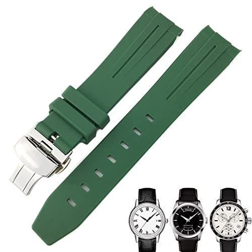 ZEDEVB Gummi-Uhrenarmband für Tissot 1853 Lelocle PRC200 Rolex Submariner Hamilton Omega wasserdichtes Uhrenarmband, 19 mm / 20 mm, 19 mm, Achat von ZEDEVB