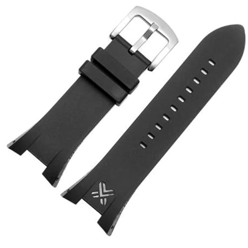 ZEDEVB Gummi-Uhrenarmband speziell für AX1803, AX1802, AX1040, Herren-Uhrenarmband, Silikonarmband, 32 x 14 mm, 32X14mm, Achat von ZEDEVB