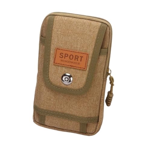 ZEDEVB Outdoor-Hüfttasche, Geldbörse, Gürteltasche, Herren, 16,5 cm, Handytasche, Camping, Jagd, taktische EDC-Tasche, Unisex, Arbeitstasche, braun, Einheitsgröße ZEDEVB Outdoor-Hüfttasche, Geldbörse, Gürteltasche, Herren, 16,5 cm, Handytasche, Camping, Jagd, taktische EDC-Tasche, Unisex, Arbeitstasche, braun, Einheitsgröße von ZEDEVB