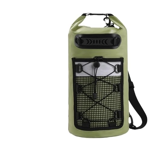 ZEDEVB Schwimmtasche aus PVC, für Damen und Herren, 10 l, 20 l, wasserdicht, Schultertasche, Kajak, Trekking, Driften, Rafting, Surfen, Bootfahren, grün, 30 l ZEDEVB Schwimmtasche aus PVC, für Damen und Herren, 10 l, 20 l, wasserdicht, Schultertasche, Kajak, Trekking, Driften, Rafting, Surfen, Bootfahren, grün, 30 l von ZEDEVB