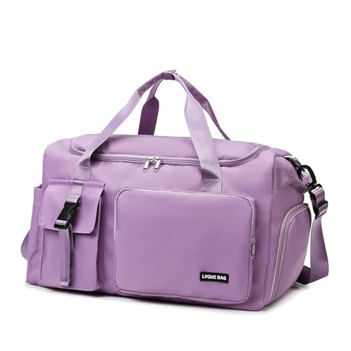 ZEDEVB Sporttasche, Reisetasche, trockene und nasse Handtasche für Damen, Schwimmen, Schultertasche, Crossbody, Fitness, Outdoor, Reisetasche, Wochenendtasche, violett, Einheitsgröße ZEDEVB Sporttasche, Reisetasche, trockene und nasse Handtasche für Damen, Schwimmen, Schultertasche, Crossbody, Fitness, Outdoor, Reisetasche, Wochenendtasche, violett, Einheitsgröße von ZEDEVB
