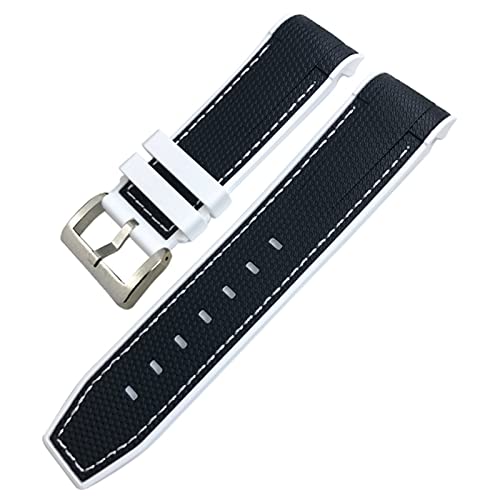 ZEDEVB Uhrenarmband aus Fluorkautschuk, wasserdicht, passend für Blancpain 5000 5015 Fifty Fathoms Citizen, 22 mm, 23 mm, Schwarz / Weiß / Rot, 22 mm, Achat ZEDEVB Uhrenarmband aus Fluorkautschuk, wasserdicht, passend für Blancpain 5000 5015 Fifty Fathoms Citizen, 22 mm, 23 mm, Schwarz / Weiß / Rot, 22 mm, Achat von ZEDEVB