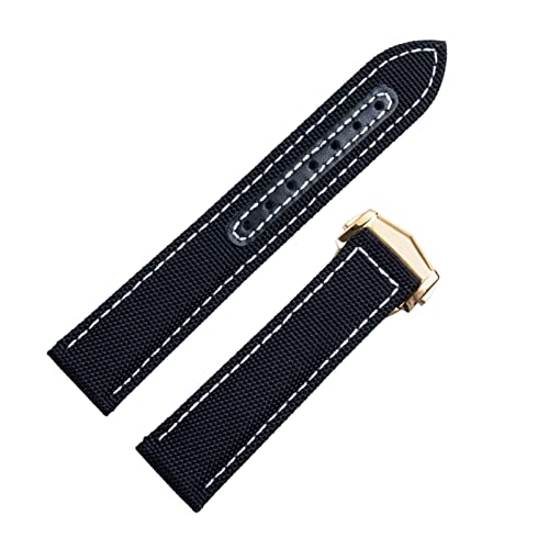 ZEDEVB Uhrenarmband aus Nylon-Leinen, 20 mm, 22 mm, für Omega Strap Seamaster 300 AT150, Stoffleder, Aqua Terra150, Faltschließe, 22 mm, Achat ZEDEVB Uhrenarmband aus Nylon-Leinen, 20 mm, 22 mm, für Omega Strap Seamaster 300 AT150, Stoffleder, Aqua Terra150, Faltschließe, 22 mm, Achat von ZEDEVB