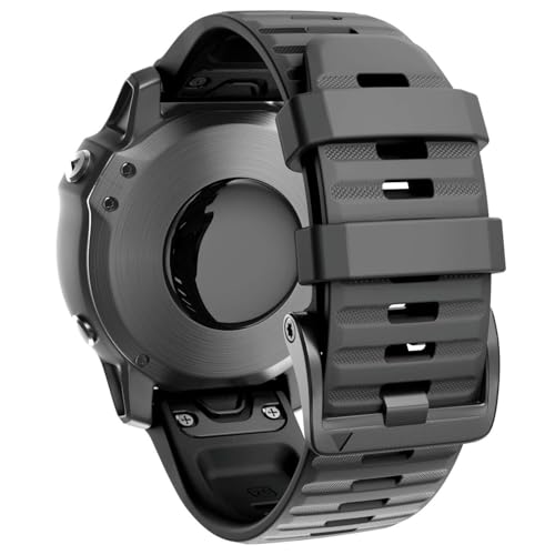 ZEDEVB Uhrenarmband für Fenix 8/6X/7X, 26 mm, leicht anzubringen, weiches Silikon, Ersatz für Fenix 5X/Fenix 5X Plus/Fenix 3/Fenix 6X Pro/Descent MK2i Smartwatches, Einheitsgröße, Achat ZEDEVB Uhrenarmband für Fenix 8/6X/7X, 26 mm, leicht anzubringen, weiches Silikon, Ersatz für Fenix 5X/Fenix 5X Plus/Fenix 3/Fenix 6X Pro/Descent MK2i Smartwatches, Einheitsgröße, Achat von ZEDEVB