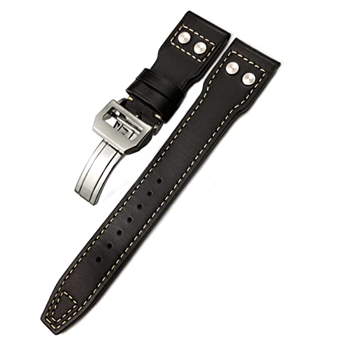 ZEDEVB Uhrenarmband für IWC Big Pilot Watch Spitfire Le Pe Prince Kalbsleder, 20 mm, 21 mm, 22 mm, Nietenarmband aus echtem Leder, 20 mm, Achat ZEDEVB Uhrenarmband für IWC Big Pilot Watch Spitfire Le Pe Prince Kalbsleder, 20 mm, 21 mm, 22 mm, Nietenarmband aus echtem Leder, 20 mm, Achat von ZEDEVB