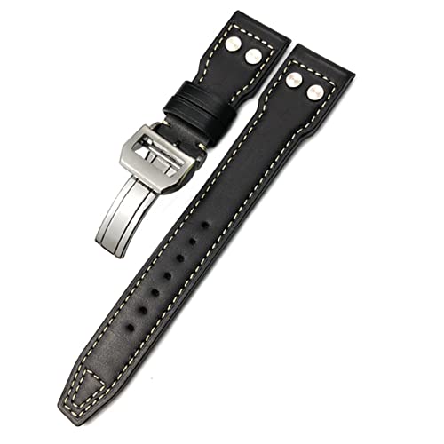 ZEDEVB Uhrenarmband für IWC Big Pilot Watch Spitfire Le Pe Prince Kalbsleder, 20 mm, 21 mm, 22 mm, Nietenarmband aus echtem Leder, 20 mm, Achat ZEDEVB Uhrenarmband für IWC Big Pilot Watch Spitfire Le Pe Prince Kalbsleder, 20 mm, 21 mm, 22 mm, Nietenarmband aus echtem Leder, 20 mm, Achat von ZEDEVB