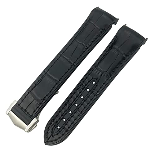 ZEDEVB Uhrenarmband für Omega Planet Ocean Seamaster Diver 300, spitzer Verschluss, Silikon-Uhrenarmband, Gummi-Nylon-Lederarmband, 19, 20 mm, 22, 21 mm, 21 mm, Achat von ZEDEVB