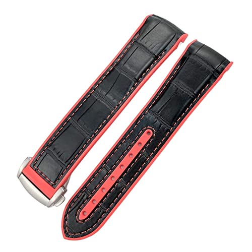 ZEDEVB Uhrenarmband für Omega Seamaster 300 AT150 Speedmaster 8900 PlanetOcean 19 mm 20 mm Nylon-Gummi-Armband 21 mm 22 mm, 19 mm, Achat von ZEDEVB