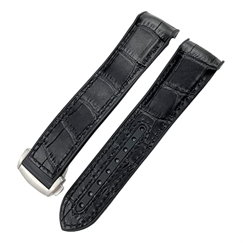 ZEDEVB Uhrenarmband für Omega Seamaster 300 AT150 Speedmaster 8900 PlanetOcean 19 mm 20 mm Nylon-Gummi-Armband 21 mm 22 mm, 19 mm, Achat von ZEDEVB