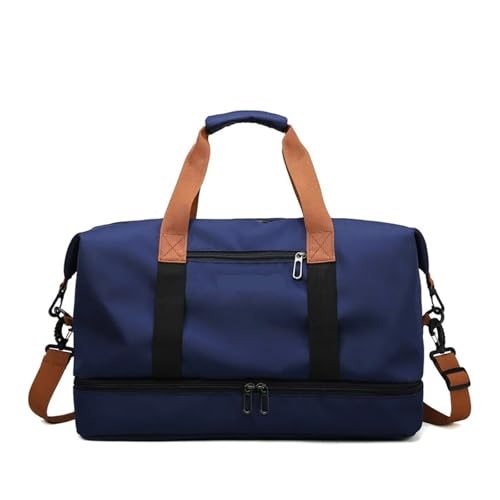 ZEDEVB Weekender Bag Reisetasche für Damen und Herren, Fitnessstudio, Fitness, Yoga, Handtasche, Gepäck, Schultertasche, Crossbody, Handgepäck, Kurzstrecken-Tasche, blau, Einheitsgröße ZEDEVB Weekender Bag Reisetasche für Damen und Herren, Fitnessstudio, Fitness, Yoga, Handtasche, Gepäck, Schultertasche, Crossbody, Handgepäck, Kurzstrecken-Tasche, blau, Einheitsgröße von ZEDEVB