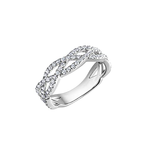 Zeeme Silber Damen Ring 925/- Sterling Silber Zirkonia weiß 360276068 von ZEEme