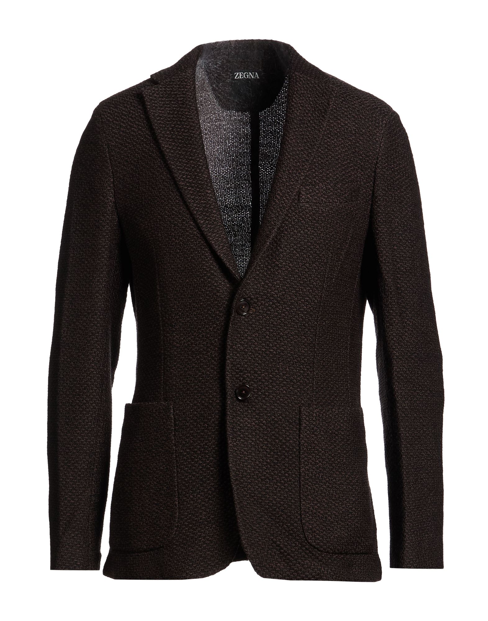 ZEGNA Blazer Herren Dunkelbraun von ZEGNA