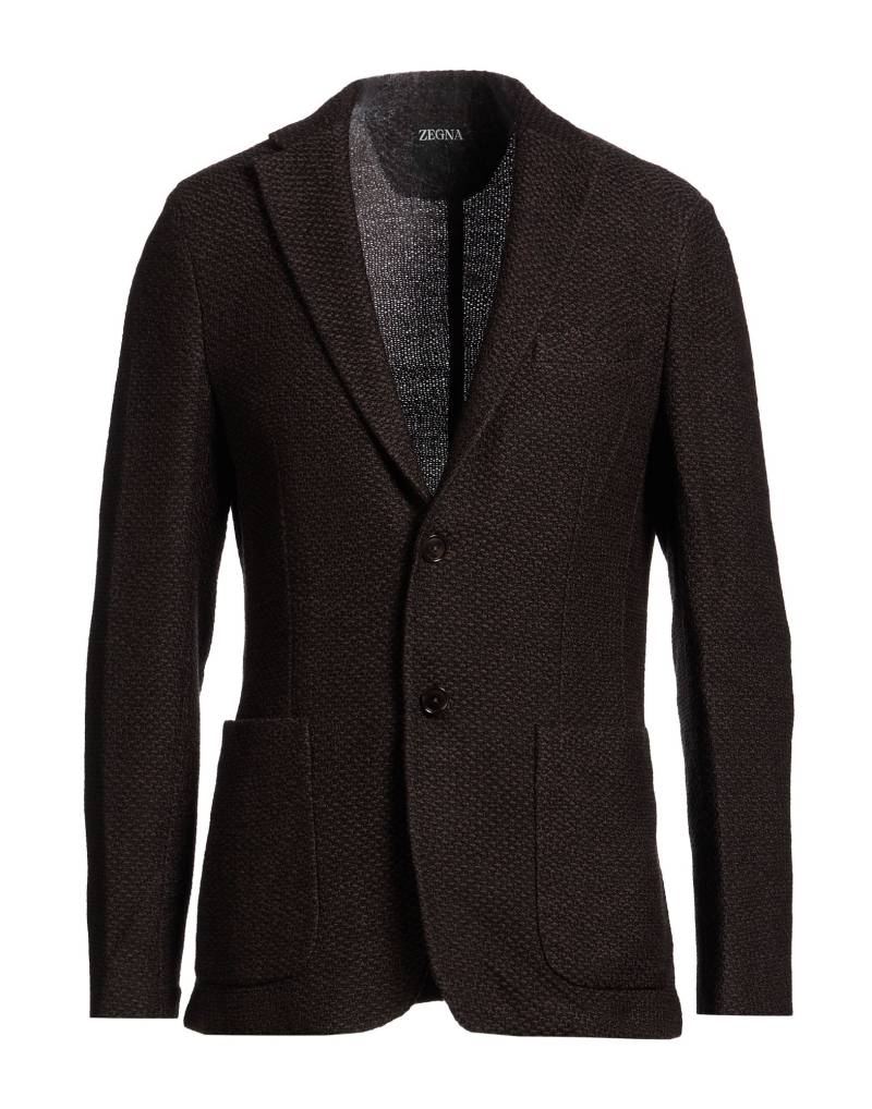 ZEGNA Blazer Herren Dunkelbraun von ZEGNA