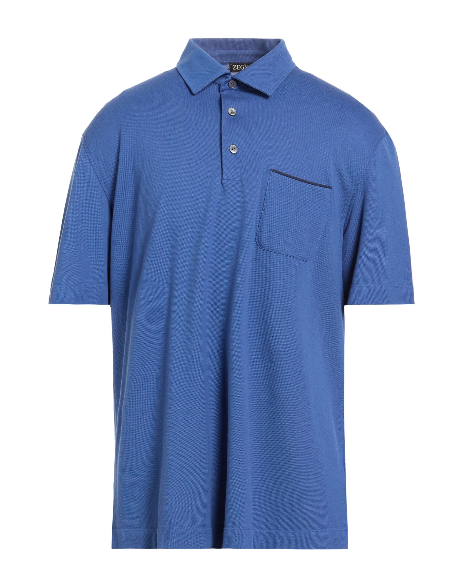 ZEGNA Poloshirt Herren Blau ZEGNA Poloshirt Herren Blau von ZEGNA