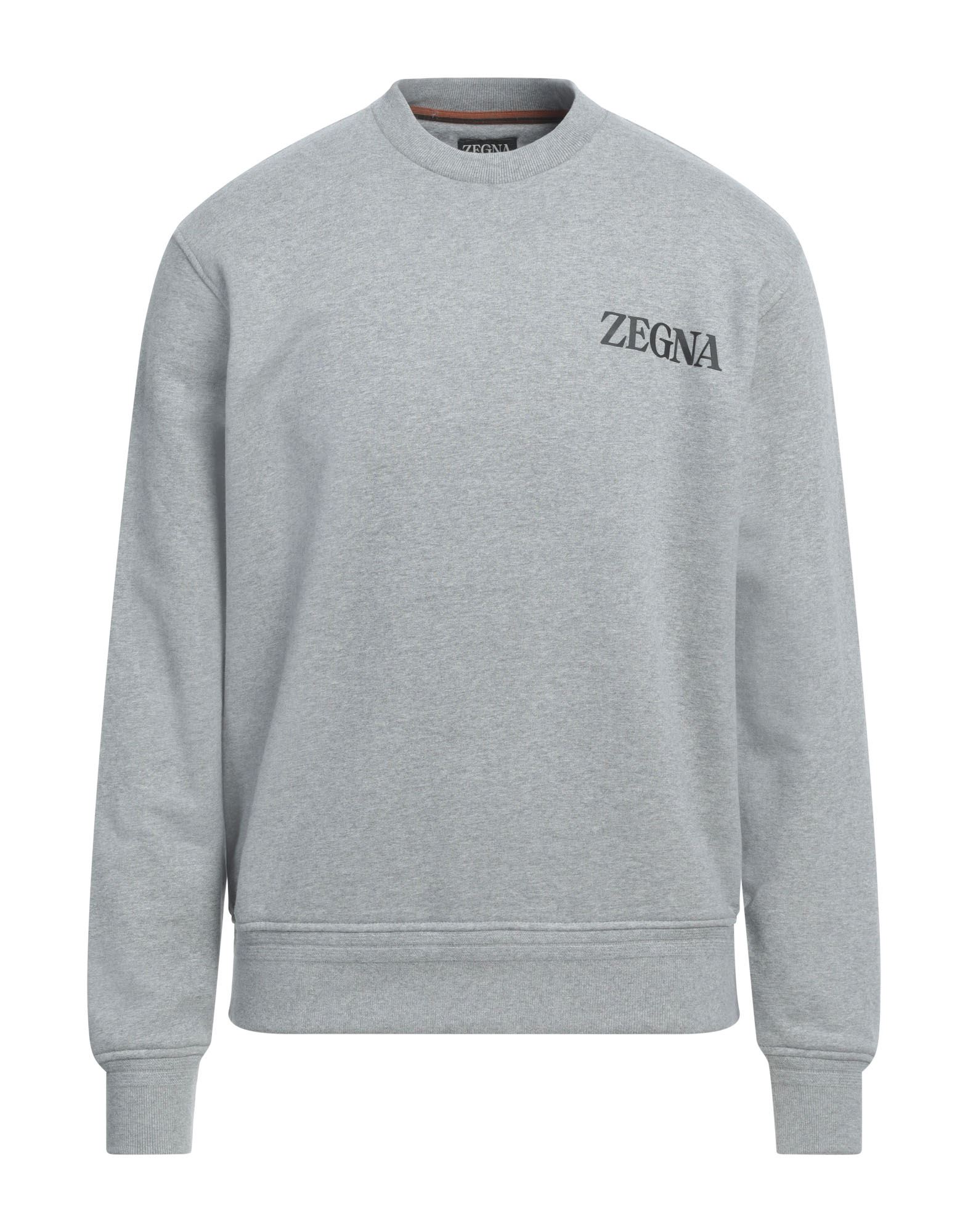 ZEGNA Sweatshirt Herren Grau ZEGNA Sweatshirt Herren Grau von ZEGNA