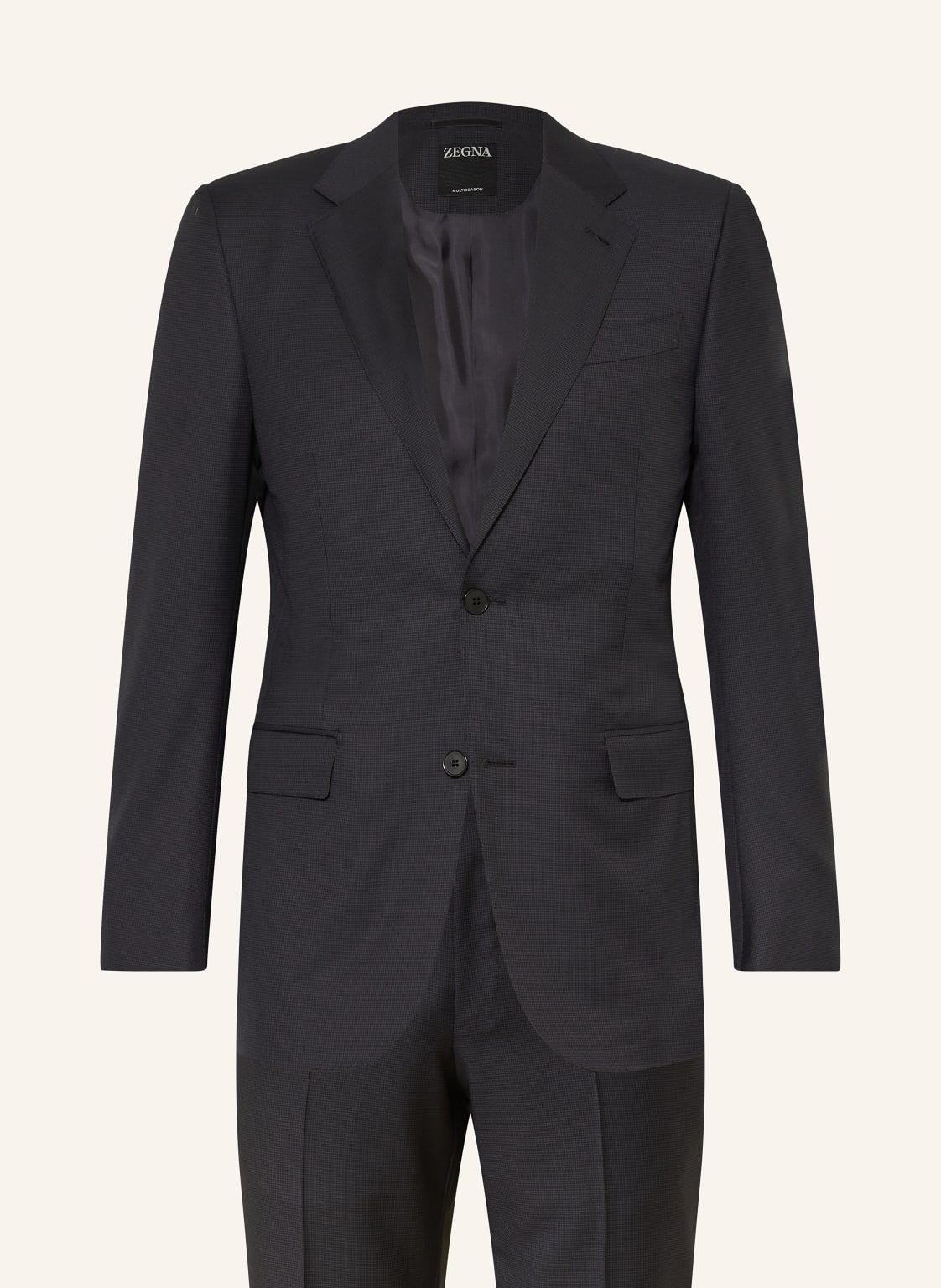 Zegna Anzug Regular Fit schwarz von ZEGNA