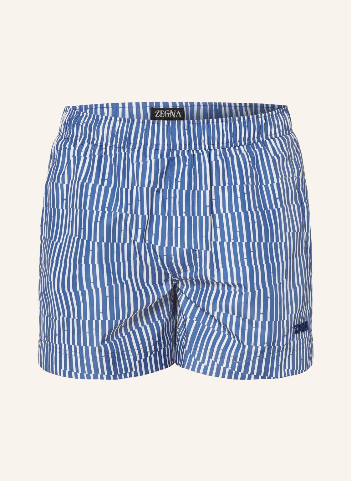 Zegna Badeshorts Pennellate blau von ZEGNA