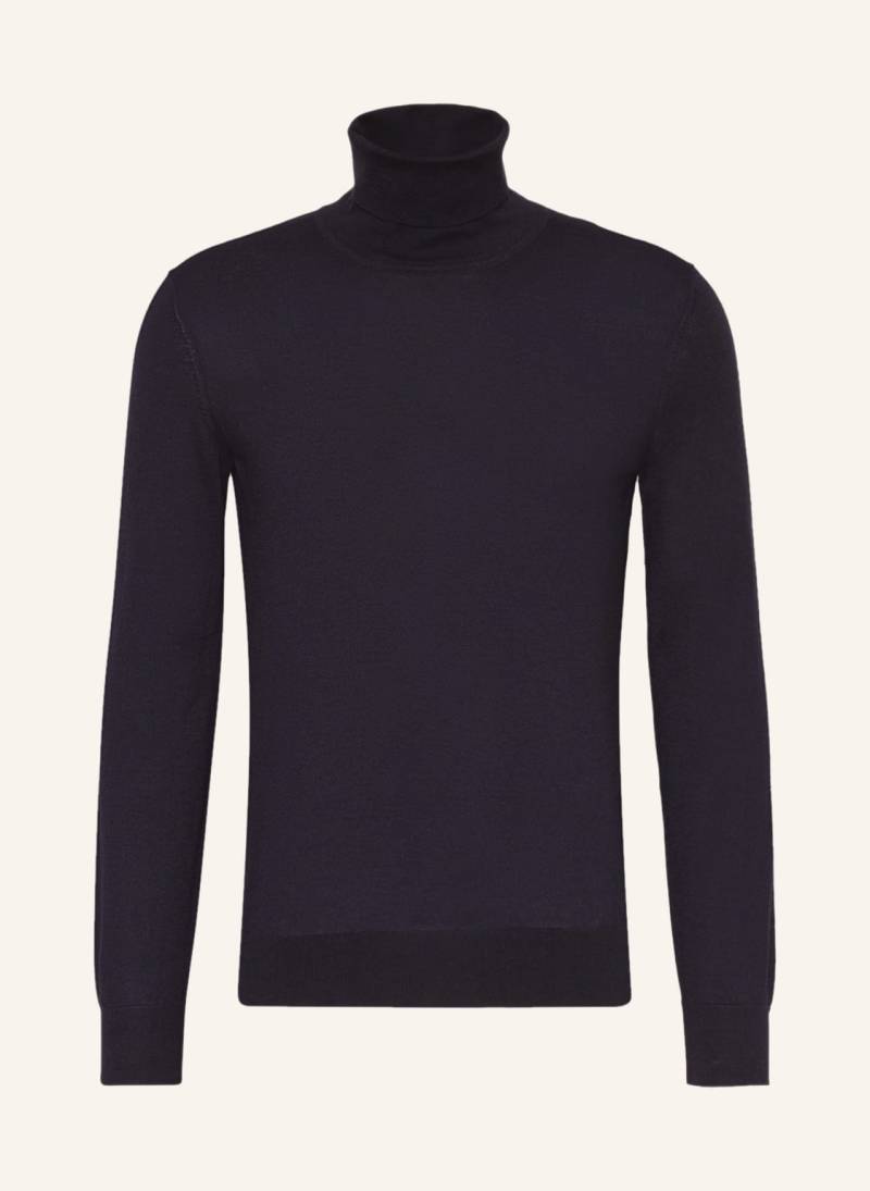 Zegna Cashmere-Pullover Mit Seide blau von ZEGNA