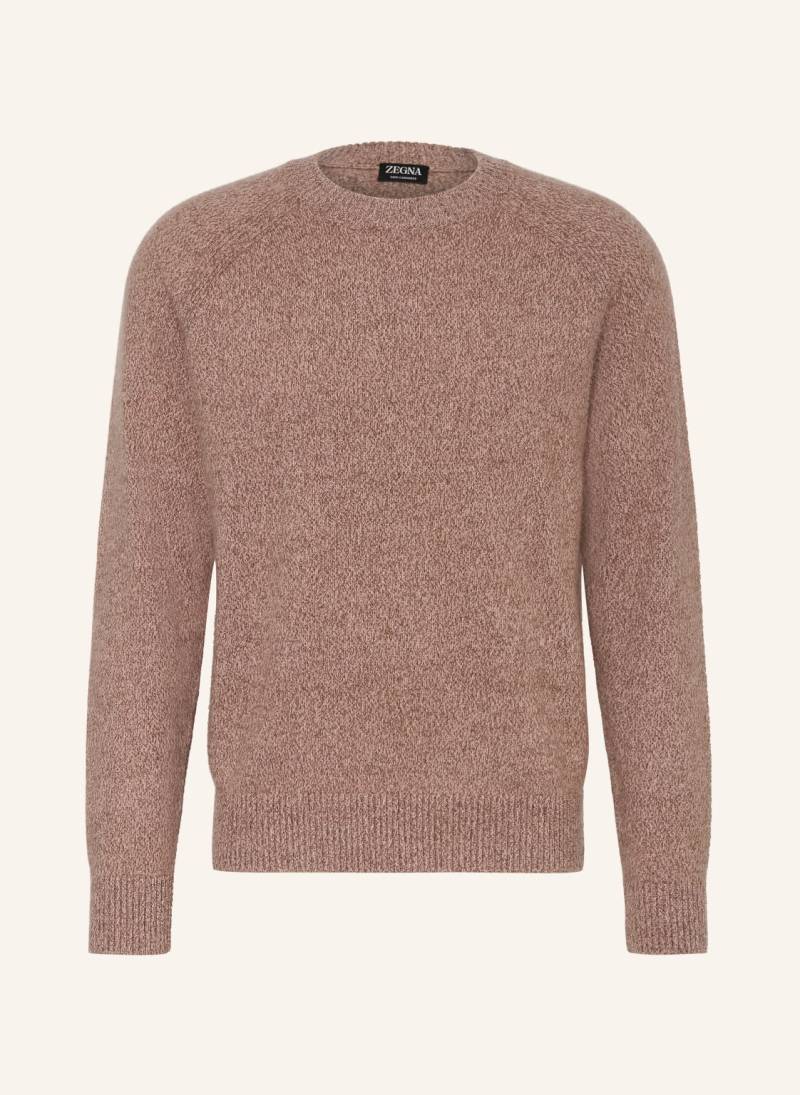 Zegna Cashmere-Pullover Oasi pink von ZEGNA